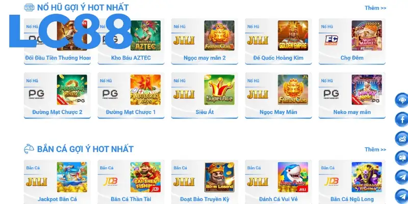 Kho game phong phú thú vị